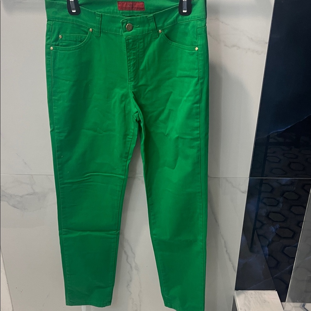 Carolina Herrera Emerald Green Trousers